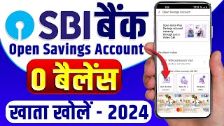 YONO SBI Account Opening  SBI Zero Balance Account Opening Online [upl. by Haydon]