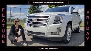 2020 Cadillac Escalade Platinum Edition Review amp Test Drive [upl. by Kallman]