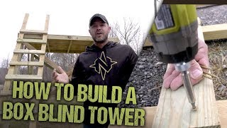 How To Build Your Own Box Blind Tower [upl. by Etneciv]