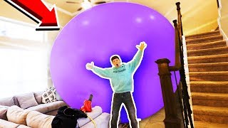 WORLDS BIGGEST BALLOON CHALLENGE 40 FT [upl. by Adnauqahs]