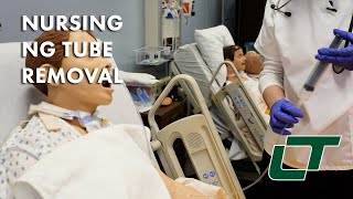 Nursing NG Tube Removal [upl. by Mayrim]