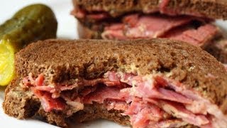 Easy Homemade Pastrami  How to Turn Corned Beef Into Pastrami [upl. by Nomannic946]