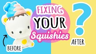 Squishy Makeovers Fixing Your Squishies 4 [upl. by Sherar]