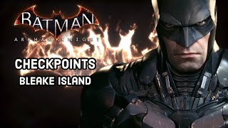 Batman Arkham Knight  Bleake Island Checkpoint Locations Own the Roads [upl. by Seften]