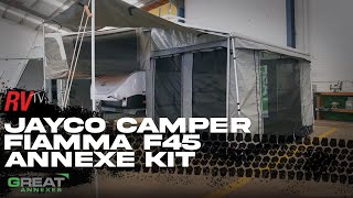 Take a look at the Jayco Camper Fiamma F45 Annexe Kit by GREAT Annexes [upl. by Amar324]