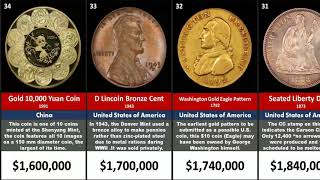 List of Most Expensive coins in History [upl. by Iaoh]