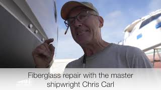 Expert Fiberglass Keel repair [upl. by Jeffie]