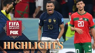 France vs Morocco Highlights  2022 FIFA World Cup  Semifinals [upl. by Kristoffer]