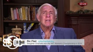 Ric Flair gets emotional when discussing his children  SportsCenter  ESPN [upl. by Ennaillek680]