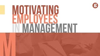 Motivating Employees in Management [upl. by Rola]