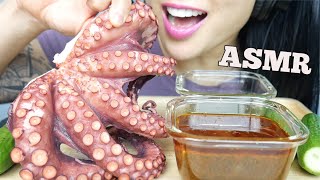 ASMR OCTOPUS  SEAFOOD SAUCE SOFT CHEWY EATING SOUNDS NO TALKING  SASASMR [upl. by Suhpesoj933]