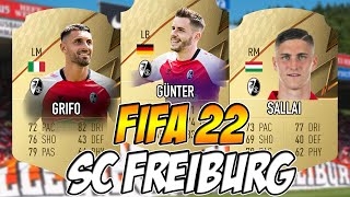 FIFA 22  SC Freiburg Ratings Prediction  Bundesliga [upl. by Valorie990]