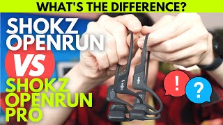 SHOKZ OpenRun vs OpenRun Pro  Whats Different  Comparison Review [upl. by Llerrac]