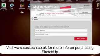 How to Install and License SketchUp [upl. by Eeneg]