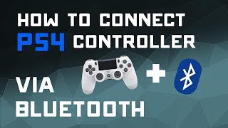 How to Connect Your PS4 Controller to a PC via Bluetooth [upl. by Juni]