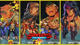 Streets of Rage 4  All quotSUPER amp SPECIAL Movesquot ComparisoN [upl. by Kilah35]