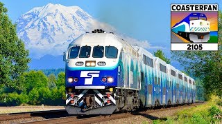 Seattle Sounder Commuter Trains [upl. by Elnar936]