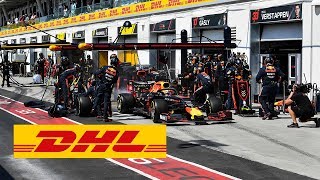 DHL Fastest Pit Stop Award New F1 Pit Stop World Record Red Bull RacingMax Verstappen [upl. by Sidalg]