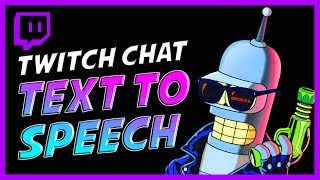 How to Text To Speech your Twitch Chat  TTS [upl. by Matejka]