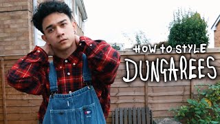 how to style dungareesoveralls [upl. by Acireh]