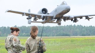 A10 Thunderbolt II Weapons Loading Fueling Landing WarthogThunderbolt II US Air Force [upl. by Starla]