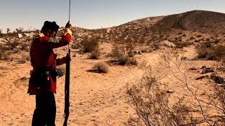 Musket Speed Load Three Aimed Shots British Soldier 1860 [upl. by Idorb64]