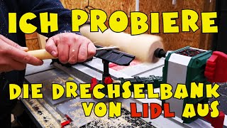 Im Einsatztest Lidl  PARKSIDE® Drechselmaschine PDM 600 A1 [upl. by Anwahsed]