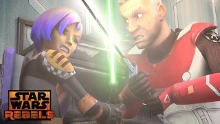 Star Wars Rebels Sabine Vs Gar Saxon [upl. by Rush]