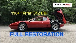 Ferrari Berlinetta Boxer  1984 512 BBi  FULL Restoration [upl. by Rance]