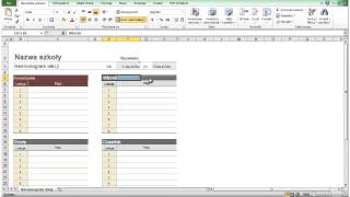 Excel  podstawy Szablony [upl. by Namlas]