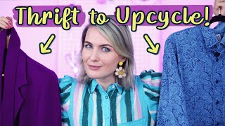 How to Thrift Fabrics To Upcycle Like Pro [upl. by Terchie152]