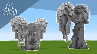 How to Build Praying Angel Statues  Minecraft Tutorial [upl. by Ailemrac200]