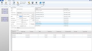 Pharmacy Medical Store Inventory handling POS software [upl. by Llenehc]