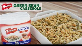 French’s Classic Green Bean Casserole  We Promise Great Taste [upl. by Viccora]