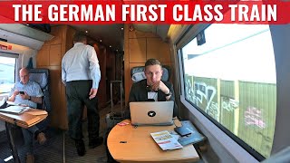 Review German Rail DB First Class ICE Train  A Luxury product [upl. by Cerell]