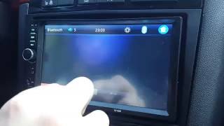 Double DIN 7018B Aux Usb Card Bluetooth TouchScreen 7 inch [upl. by Niletak]