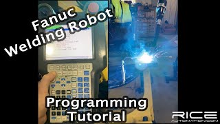 Fanuc Welding Robot Programming [upl. by Lehcnom]