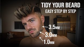 Easy amp Effective Beard Tidying Tutorial [upl. by Linkoski]