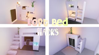 Loft Bed Hacks 🛌  Roblox Adopt Me [upl. by Yessydo]