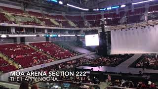 MOA ARENA SECTION 222 VIEW [upl. by Kenji743]