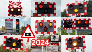 UK Level Crossings 2024 [upl. by Aerdnaxela742]