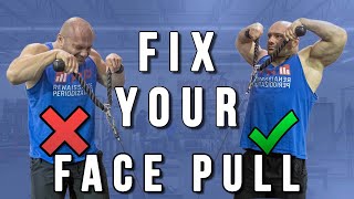 10 Cable Face Pull Mistakes and How to Fix Them [upl. by Akinej549]