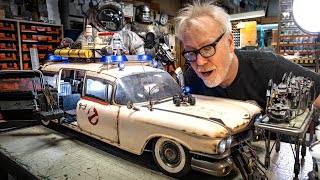 Adam Savage Unboxes Ghostbusters Afterlifes Ecto1 [upl. by Ahter]