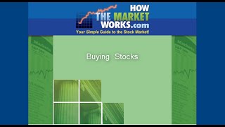 How To Buy Stocks On HowTheMarketWorkscom [upl. by Westbrook]