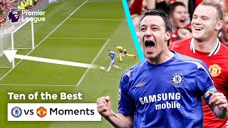 10 NOSTALGIC Man Utd vs Chelsea moments [upl. by Celene332]