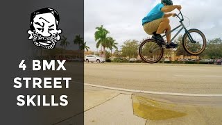 4 BMX Skills to Learn First [upl. by Aruol]