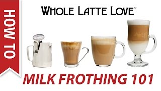 Milk Frothing for Beginners [upl. by Emmit8]