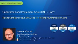 How to Configure Public DNS Zone for Hosting your Domain in Azure [upl. by Nnayllas]