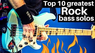 10 Greatest Rock Bass Solos of All Time [upl. by Sidnak]