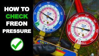 How to Check AC Freon Level [upl. by Aisetra898]